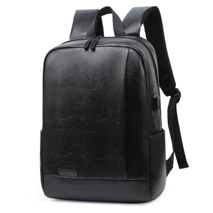 Foscini PU Leather Sleek Minimalist Backpack