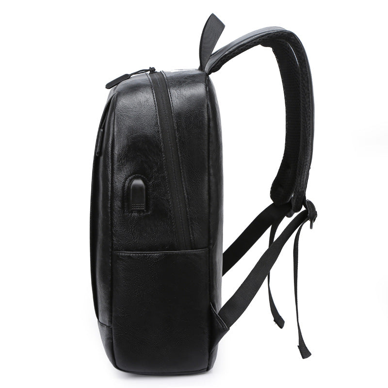 Foscini PU Leather Sleek Minimalist Backpack