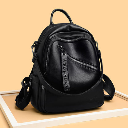 New Fashion Leather Women's Backpack