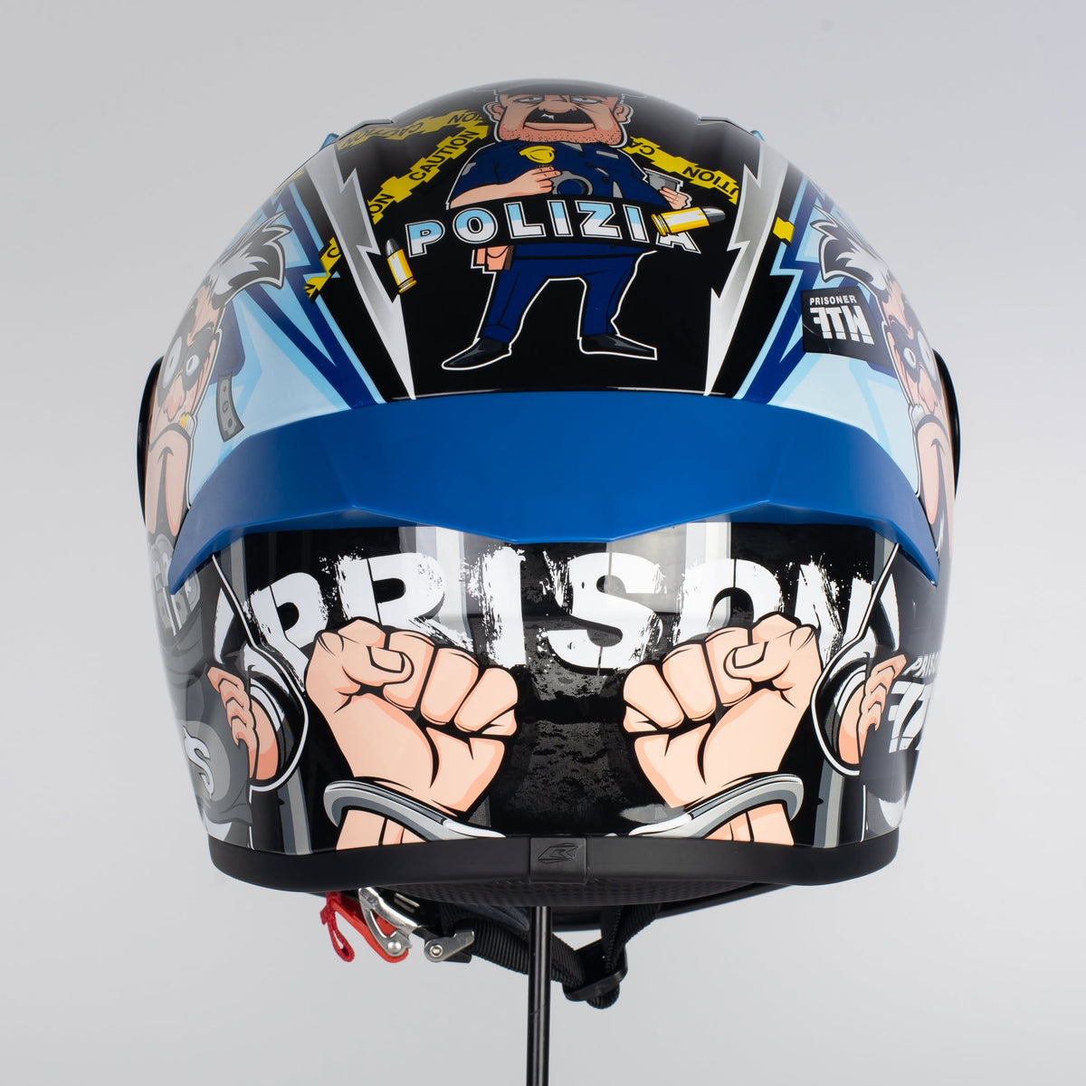 BILMOLA – Polizia Blue (Built in Black Visor)