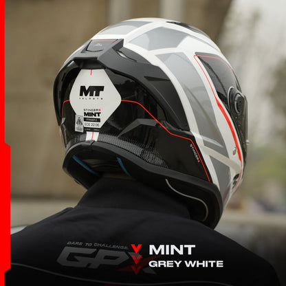 MT Stinger 2 Mint – Gloss Grey/White