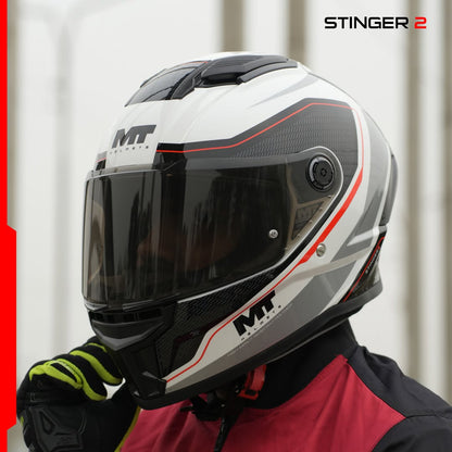 MT Stinger 2 Mint – Gloss Grey/White