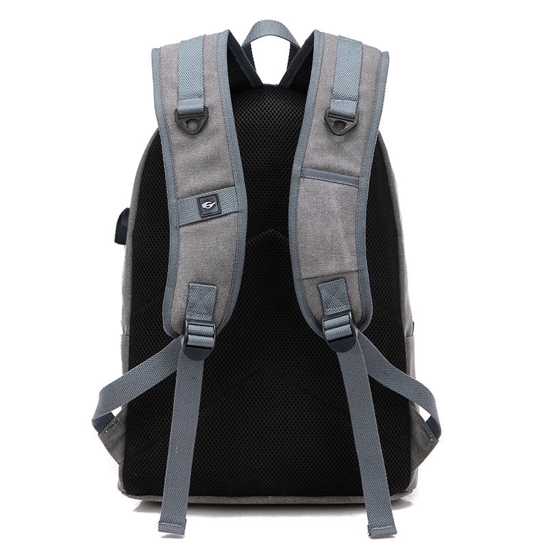 Premium Canvas Fabric Multifunctional Backpack (Brown)