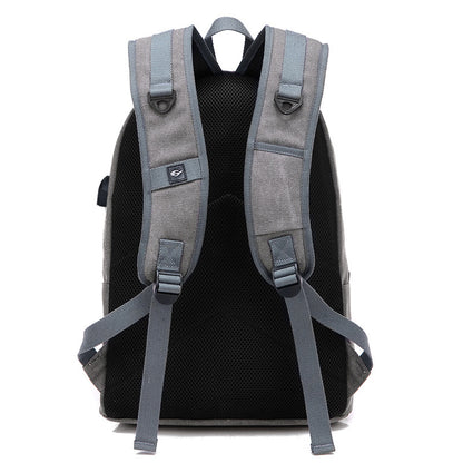 Premium Canvas Fabric Multifunctional Backpack (Brown)