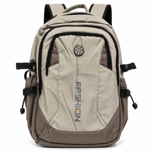 FASHION Trend Multi-Chamber Urban Backpack (Beige)