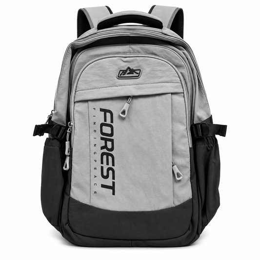 Forest Light Weight Multi-Pocket Backpack (Grey)