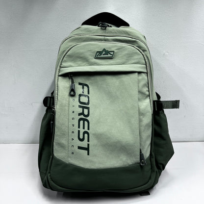 Forest Light Weight Multi-Pocket Backpack (Light Green)