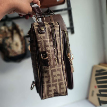 Stylish Patterned Convertible Women's Backpack