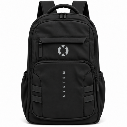 SYSTEM Minimalist Large Capacity Backpack (Black)