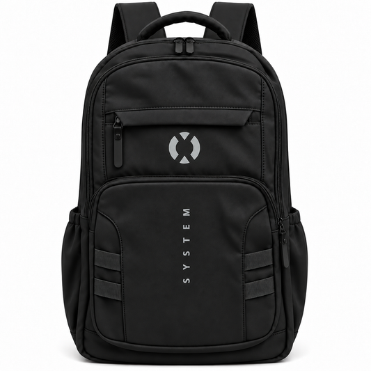 SYSTEM Minimalist Large Capacity Backpack (Black)