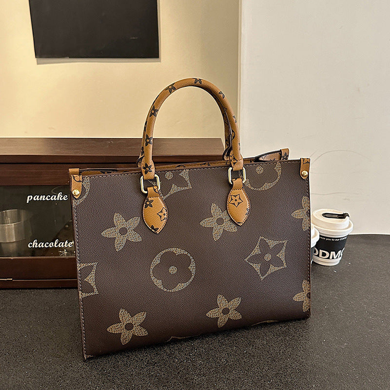 Retro Classic Vintage Women's Handbag (Coffe)