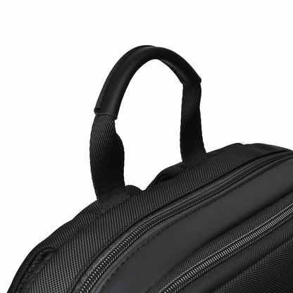 Premium Urban Slim Sleek Minimalist Backpack (Black)
