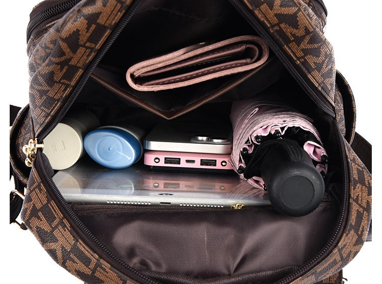 LOUISWILL Simple Versatile Women's Backpack
