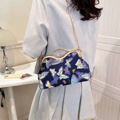 Embroidery Butterfly Women's Handbag