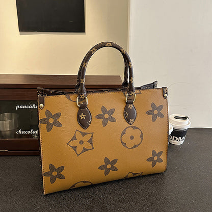 Retro Classic Vintage Women's Handbag (Brown)