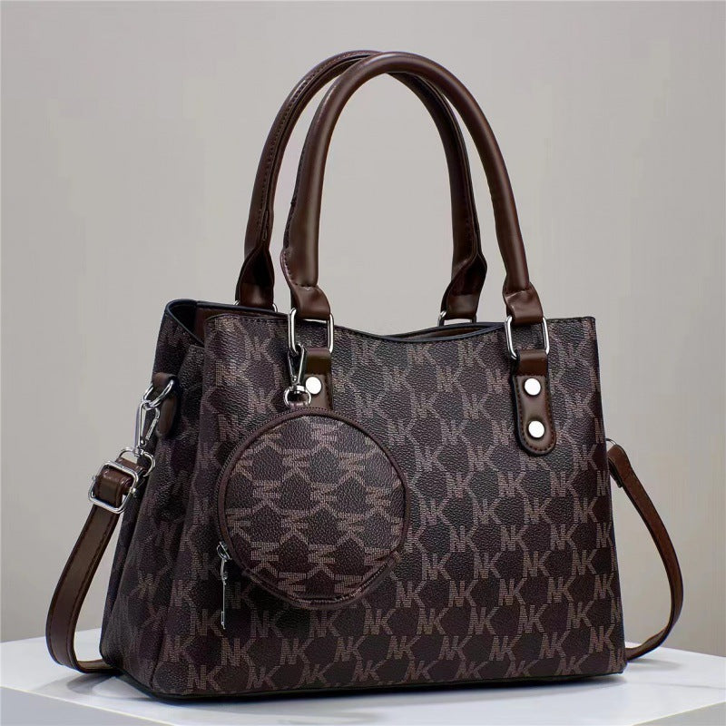 New Stylish Elegant Women's Shoulder Bag (Coffee)