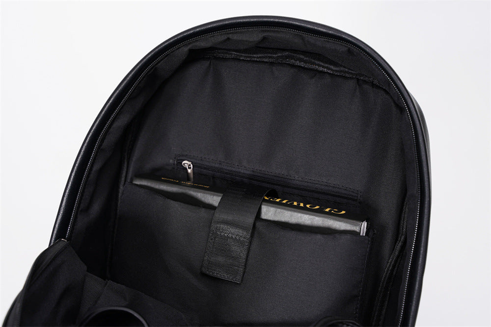 Black Vanity Fair Embroidered Bee Skull Crest Backpack