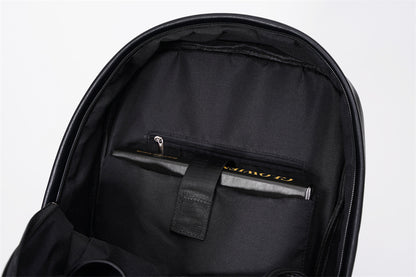 Black Vanity Fair Embroidered Bee Skull Crest Backpack