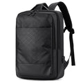 Black Pearl Textured Geometric Premium Backpack