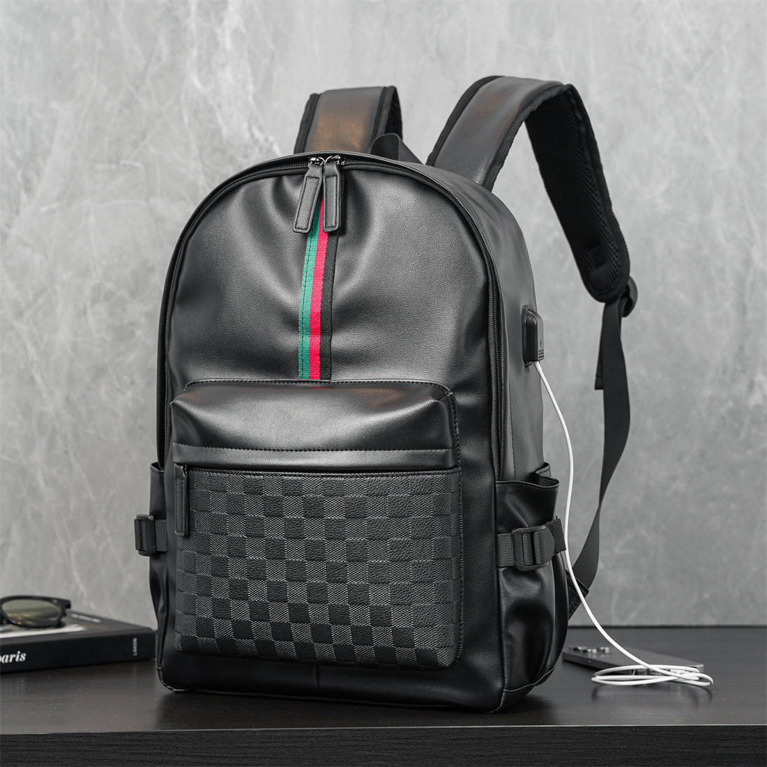 Premium Urban Leather Luxury Style Backpack