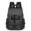 Lanchi Bgas Distinct Plaid Pattern Top Flap Backpack