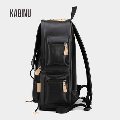 KABINU DINGXINYIZU Fashionable Leather Backpack