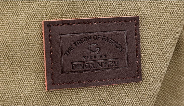 DUTRIEUX Canvas Fabric Solid Design Backapck (Brown)