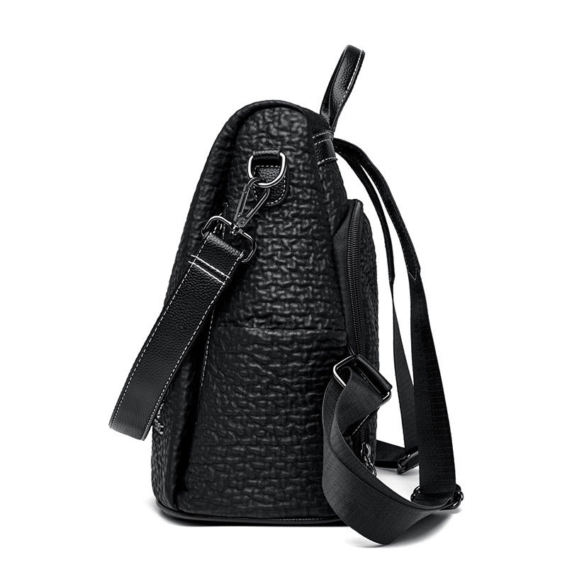 DAISHU Anti-Theft Textured Leather Women's Backpack