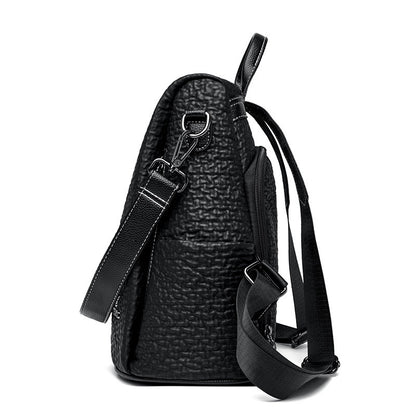 DAISHU Anti-Theft Textured Leather Women's Backpack