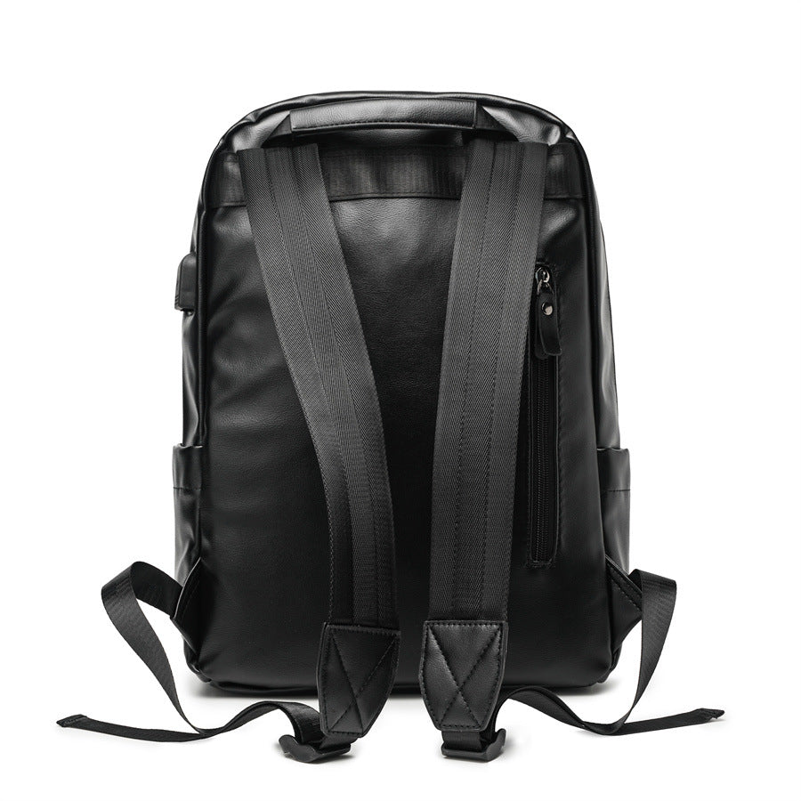 ETONWEAG K6073 Smart Minimalist Leather Backpack
