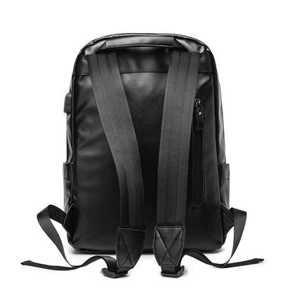 ETONWEAG K6073 Smart Minimalist Leather Backpack