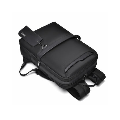 Premium Urban Slim Sleek Minimalist Backpack (Black)