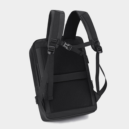 Black Pearl Textured Geometric Premium Backpack