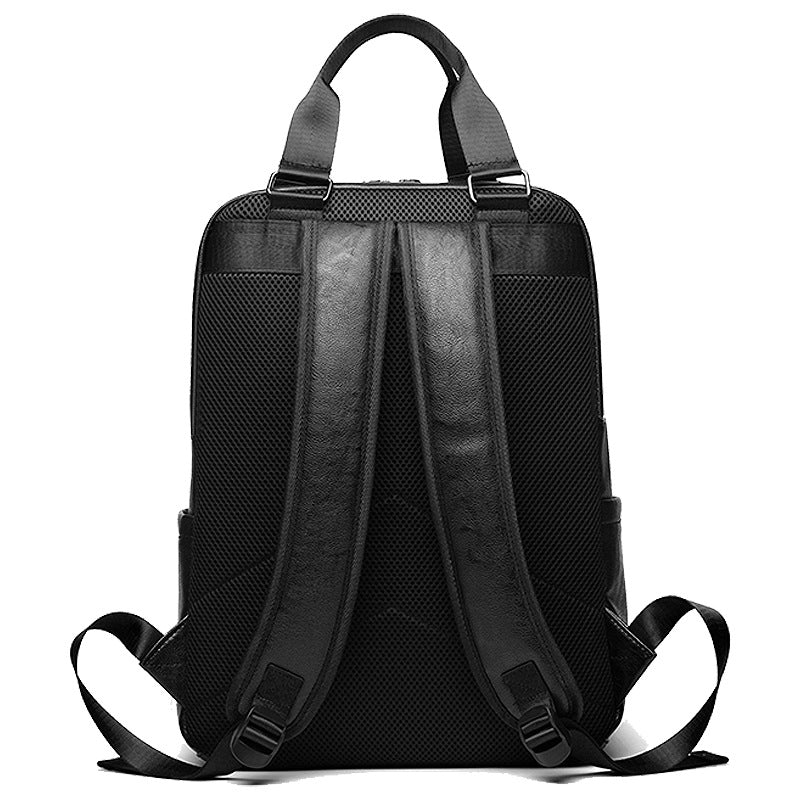 Casual Multifunctional Leather Backpack (Coffe)