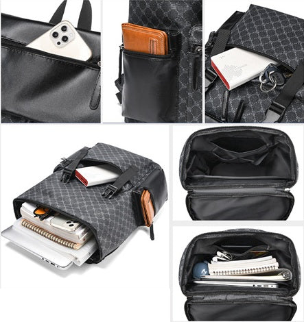 New Vintage Luxury Leather Backpack