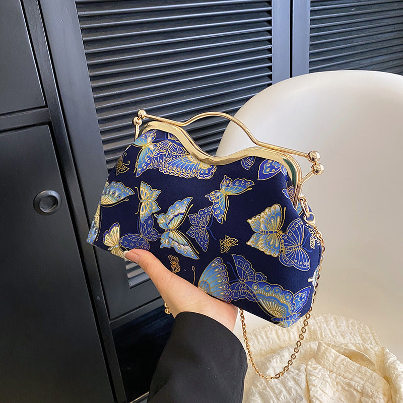 Embroidery Butterfly Women's Handbag