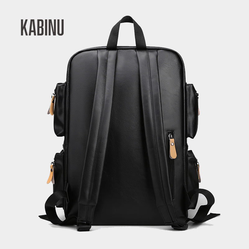 KABINU DINGXINYIZU Fashionable Leather Backpack