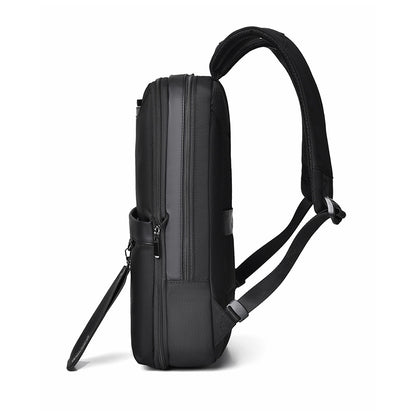 Premium Urban Slim Sleek Minimalist Backpack (Black)