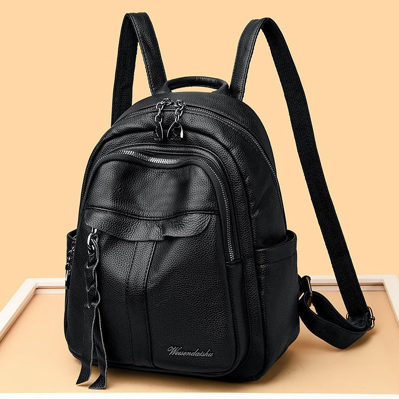 Weisendaishu Stylish Braided Tassel Women's Backpack