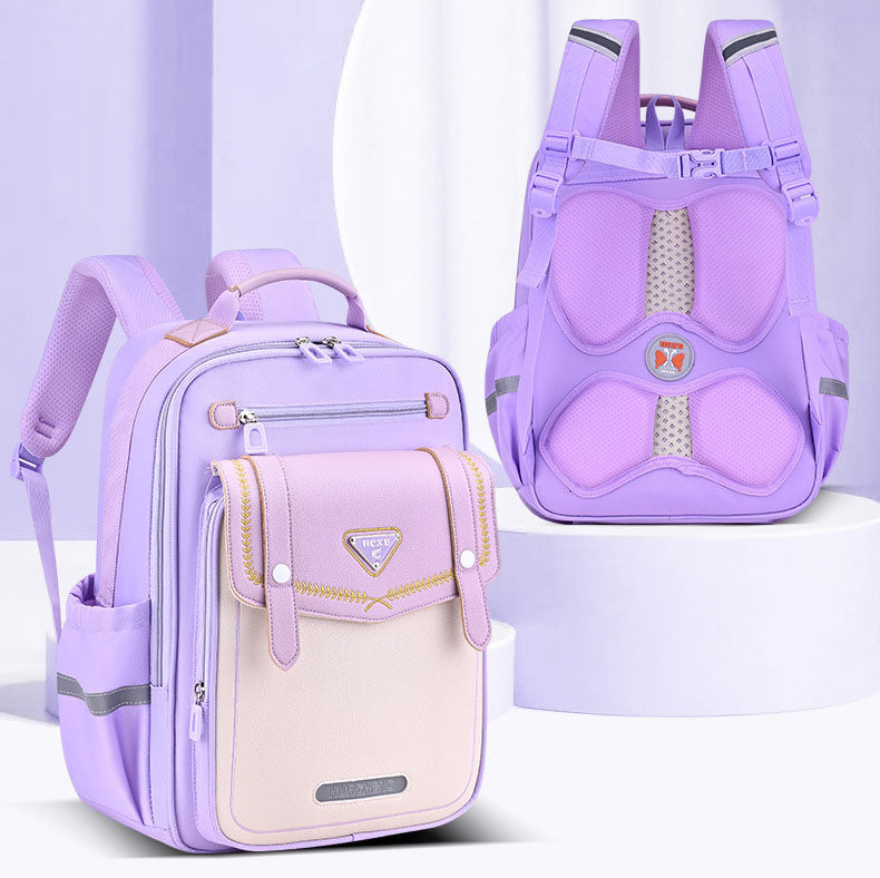 Huacheng Premium Royal Style Backpack (Lavender)