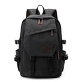 DUTRIEUX Canvas Fabric Solid Design Backapck (Black)
