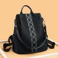 DAISHU Anti-Theft Textured Leather Women's Backpack