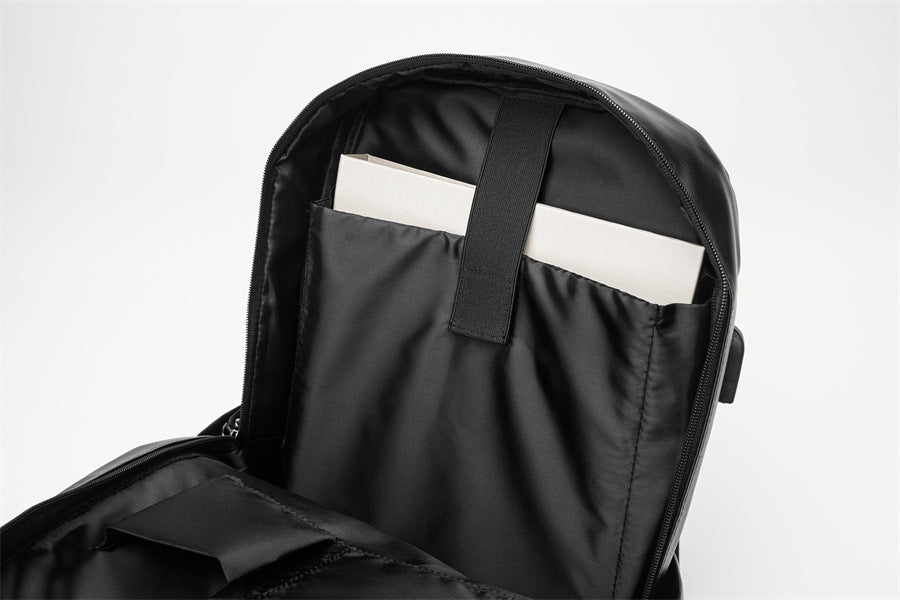 ETONWEAG K6073 Smart Minimalist Leather Backpack