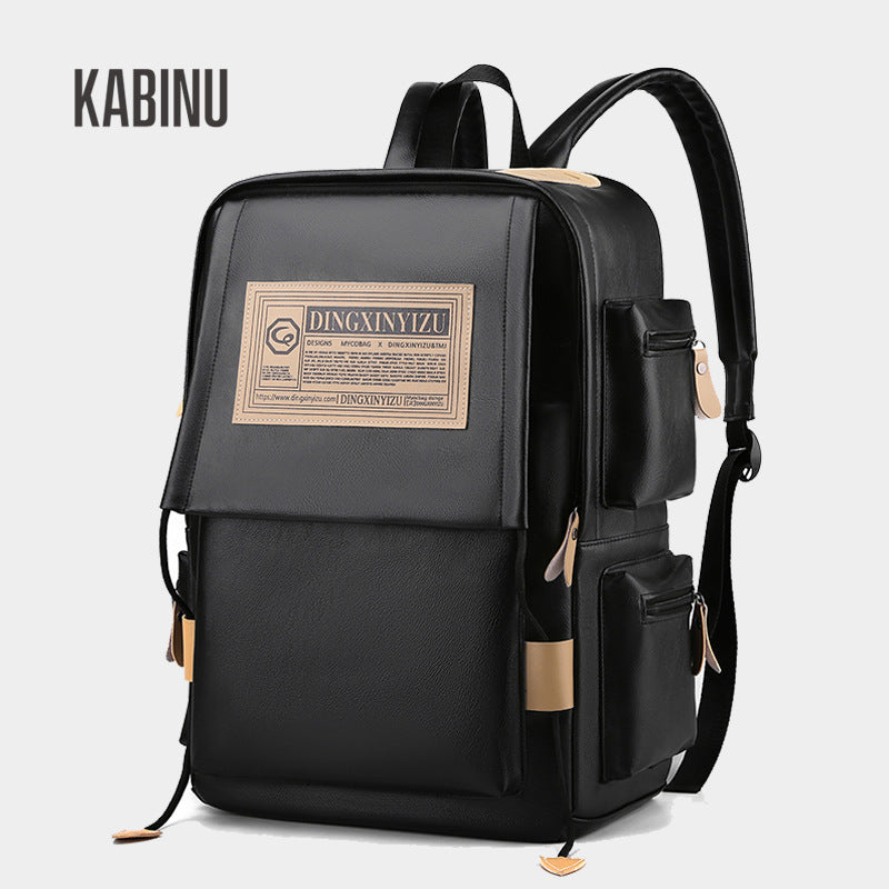 KABINU DINGXINYIZU Fashionable Leather Backpack