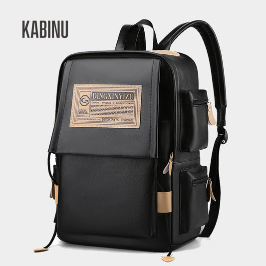 KABINU DINGXINYIZU Fashionable Leather Backpack