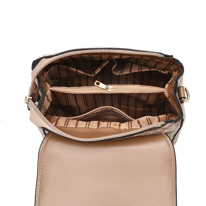 Korean Inspired Crafted Mini Handbag Backpack (Coffee)