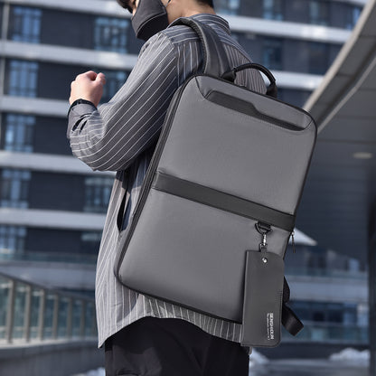 Premium Urban Slim Sleek Minimalist Backpack (Grey)