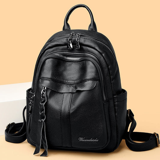 Weisendaishu Stylish Braided Tassel Women's Backpack
