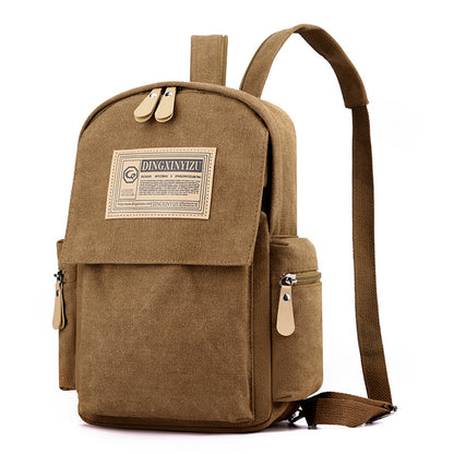 DINGXINYIZU 2-in-1 Functional Crossbody Sling Bag Backpack (Brown)