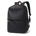 Minimalist Waterproof Orange Zipper Backpack (Black)